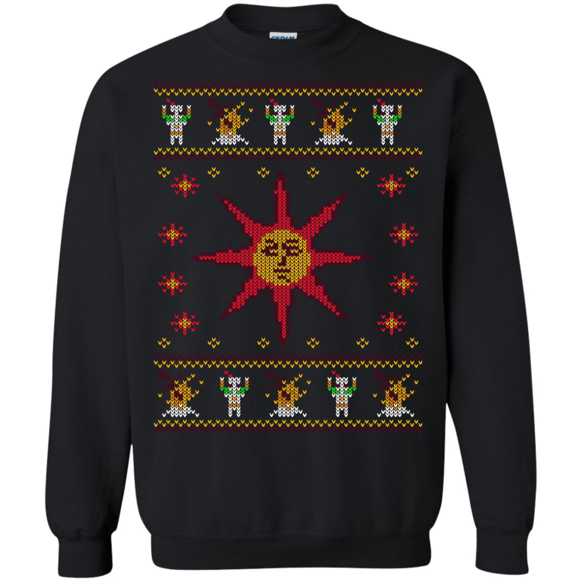 Christmas Sweater Dark Souls Crewneck Sweatshirt Pop Up Tee