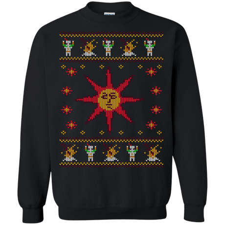 Sweatshirts Black / Small Christmas Sweater Dark Souls Crewneck Sweatshirt