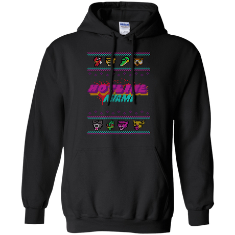 Sweatshirts Black / Small Christmas Sweater Hotline Miami Pullover Hoodie