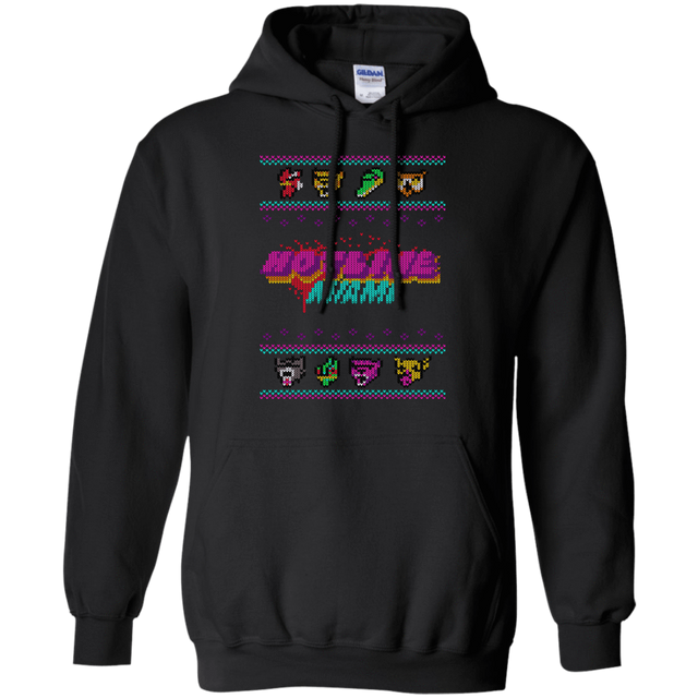 Sweatshirts Black / Small Christmas Sweater Hotline Miami Pullover Hoodie