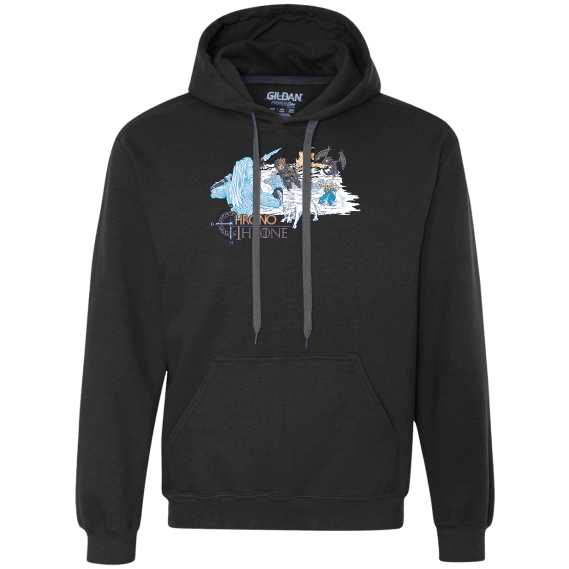 Sweatshirts Black / Small Chrono Throne Premium Fleece Hoodie