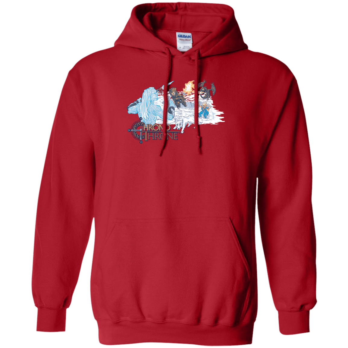 Sweatshirts Red / Small Chrono Throne Pullover Hoodie