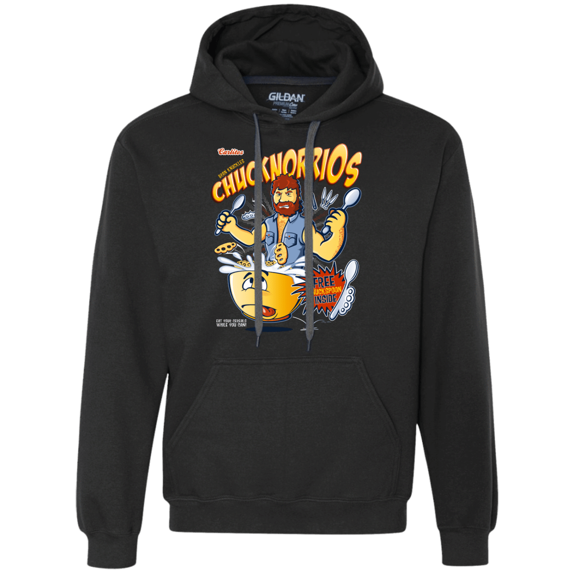 Sweatshirts Black / S ChucknorriOs Premium Fleece Hoodie
