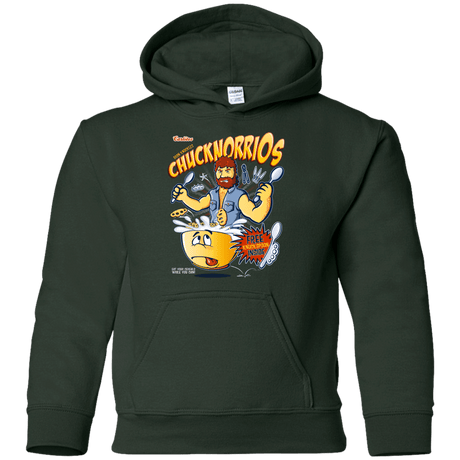 Sweatshirts Forest Green / YS ChucknorriOs Youth Hoodie
