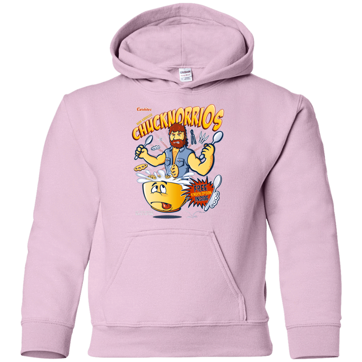 Sweatshirts Light Pink / YS ChucknorriOs Youth Hoodie