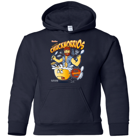 Sweatshirts Navy / YS ChucknorriOs Youth Hoodie