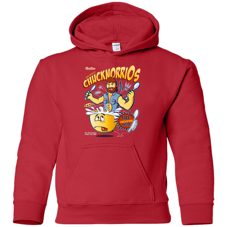 Sweatshirts Red / YS ChucknorriOs Youth Hoodie