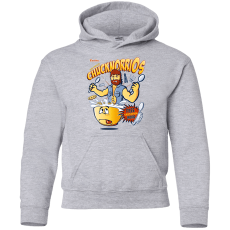Sweatshirts Sport Grey / YS ChucknorriOs Youth Hoodie