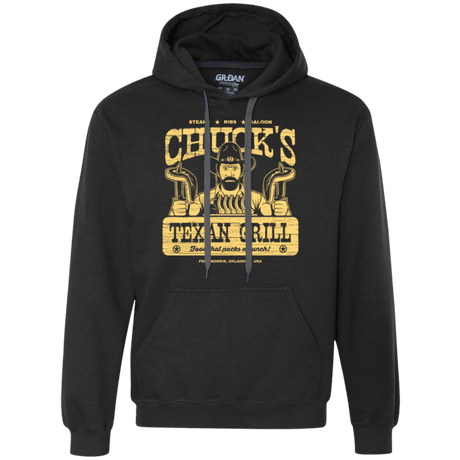 Sweatshirts Black / Small Chucks Texan Grill Premium Fleece Hoodie