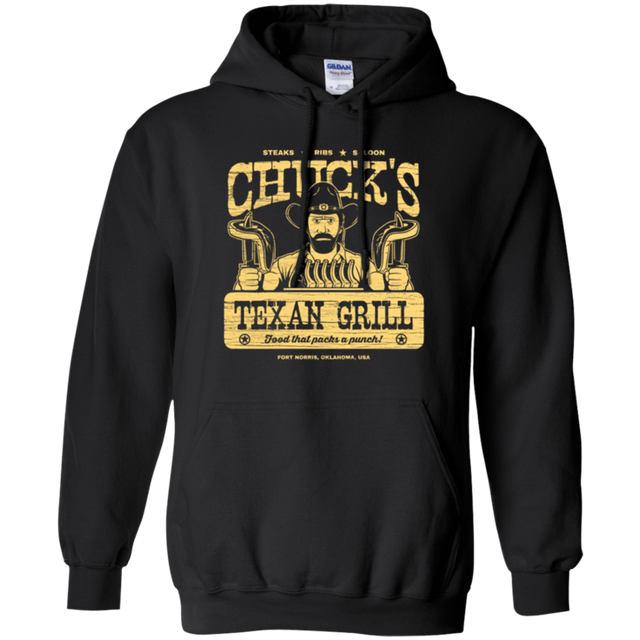 Sweatshirts Black / Small Chucks Texan Grill Pullover Hoodie