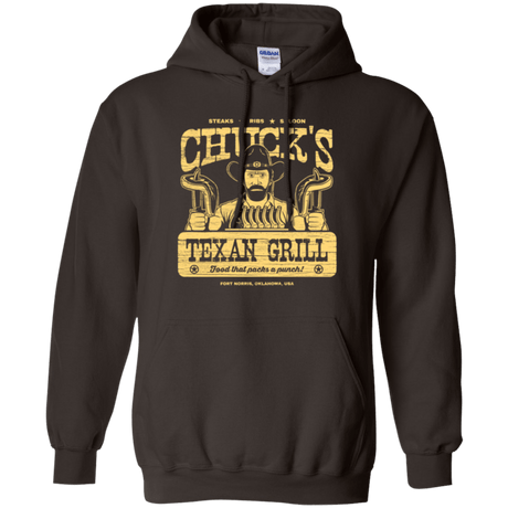 Sweatshirts Dark Chocolate / Small Chucks Texan Grill Pullover Hoodie