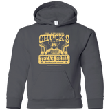 Sweatshirts Charcoal / YS Chucks Texan Grill Youth Hoodie