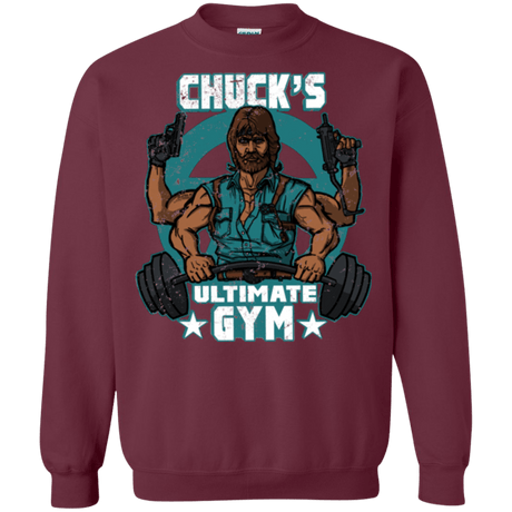 Sweatshirts Maroon / Small Chucks Ultimate Gym Crewneck Sweatshirt