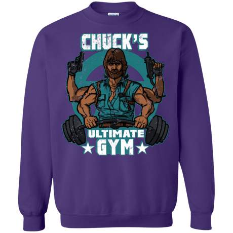 Sweatshirts Purple / Small Chucks Ultimate Gym Crewneck Sweatshirt