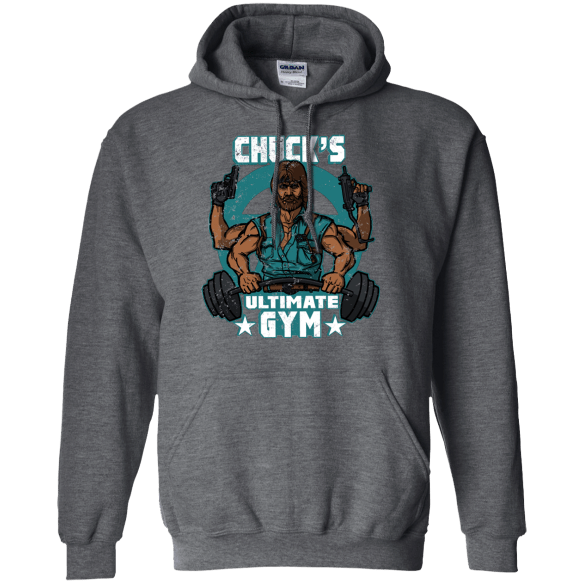 Sweatshirts Dark Heather / Small Chucks Ultimate Gym Pullover Hoodie