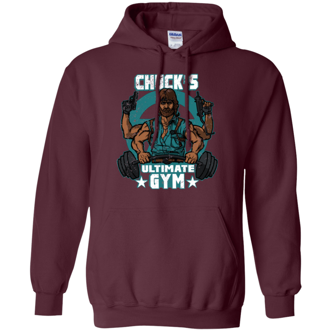 Sweatshirts Maroon / Small Chucks Ultimate Gym Pullover Hoodie