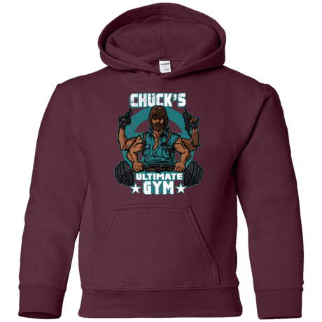 Sweatshirts Maroon / YS Chucks Ultimate Gym Youth Hoodie