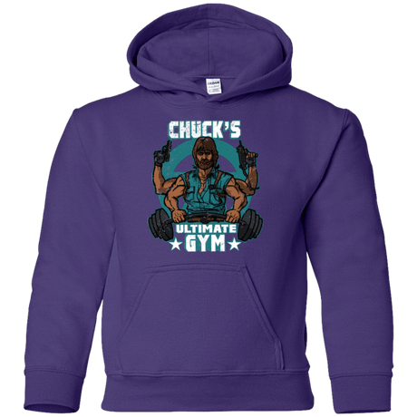 Sweatshirts Purple / YS Chucks Ultimate Gym Youth Hoodie