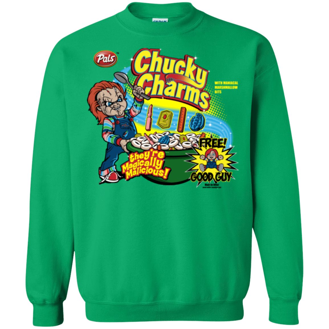 Sweatshirts Irish Green / Small Chucky Charms Crewneck Sweatshirt