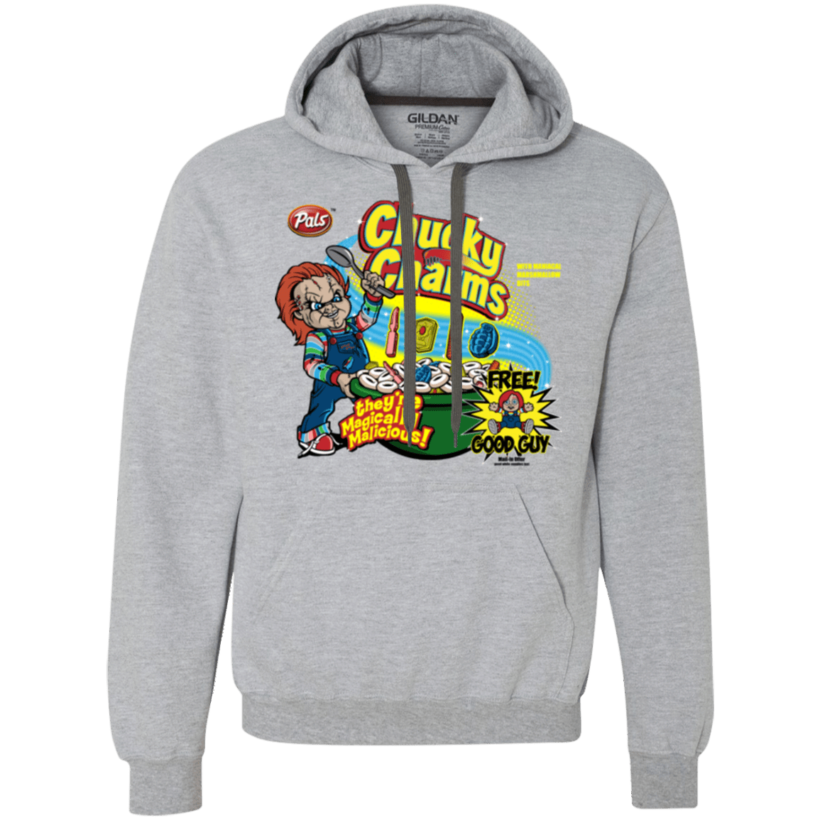 Sweatshirts Sport Grey / Small Chucky Charms Premium Fleece Hoodie