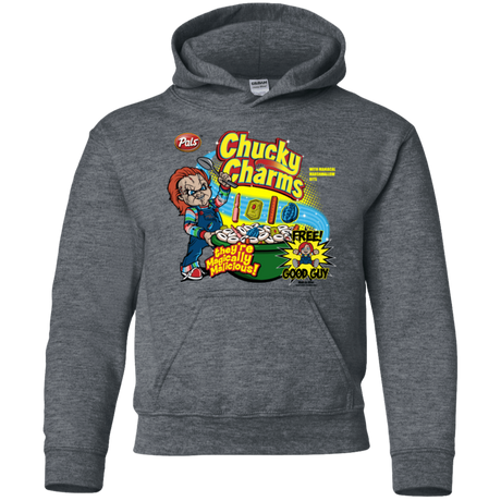 Sweatshirts Dark Heather / YS Chucky Charms Youth Hoodie