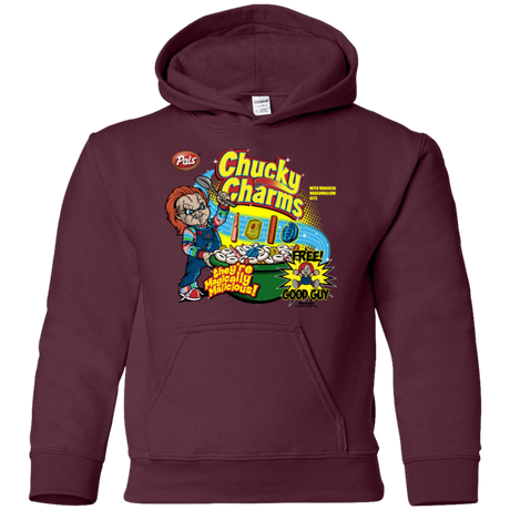 Sweatshirts Maroon / YS Chucky Charms Youth Hoodie
