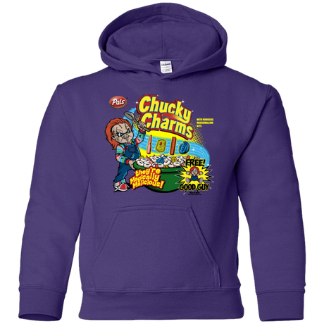 Sweatshirts Purple / YS Chucky Charms Youth Hoodie