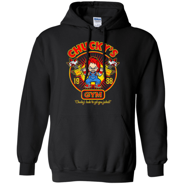 Sweatshirts Black / S Chucky Gym Tee Good Guy Pullover Hoodie