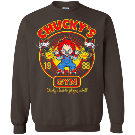 Sweatshirts Dark Chocolate / S Chucky's Gym Crewneck Sweatshirt