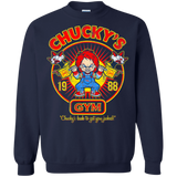 Sweatshirts Navy / S Chucky's Gym Crewneck Sweatshirt