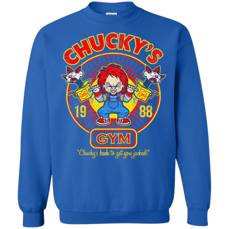 Sweatshirts Royal / S Chucky's Gym Crewneck Sweatshirt