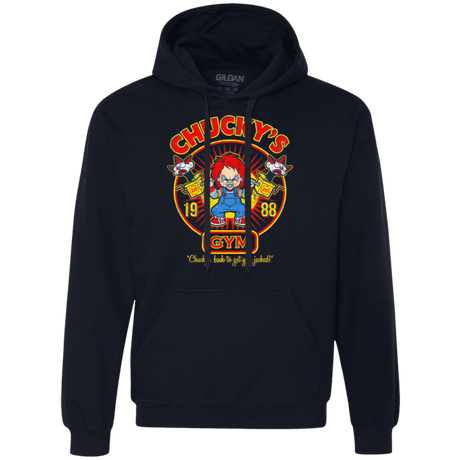 Sweatshirts Navy / S Chucky's Gym Premium Fleece Hoodie