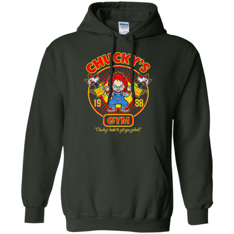 Sweatshirts Forest Green / S Chucky's Gym Pullover Hoodie