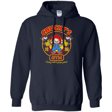 Sweatshirts Navy / S Chucky's Gym Pullover Hoodie