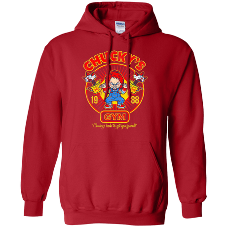 Sweatshirts Red / S Chucky's Gym Pullover Hoodie