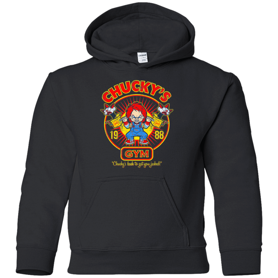 Sweatshirts Black / YS Chucky's Gym Youth Hoodie