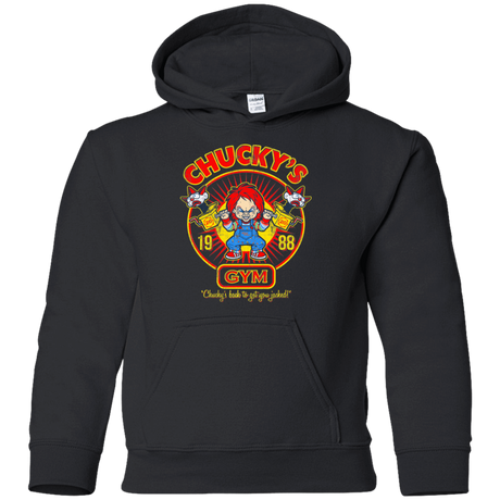 Sweatshirts Black / YS Chucky's Gym Youth Hoodie