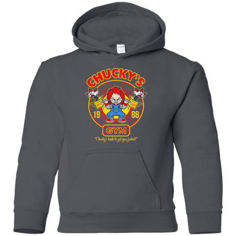 Sweatshirts Charcoal / YS Chucky's Gym Youth Hoodie