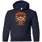 Sweatshirts Navy / YS Chucky's Gym Youth Hoodie