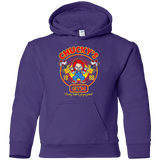 Sweatshirts Purple / YS Chucky's Gym Youth Hoodie