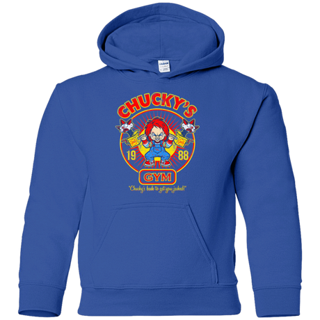 Sweatshirts Royal / YS Chucky's Gym Youth Hoodie