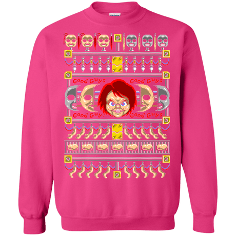 Sweatshirts Heliconia / Small Chucky ugly sweater Crewneck Sweatshirt