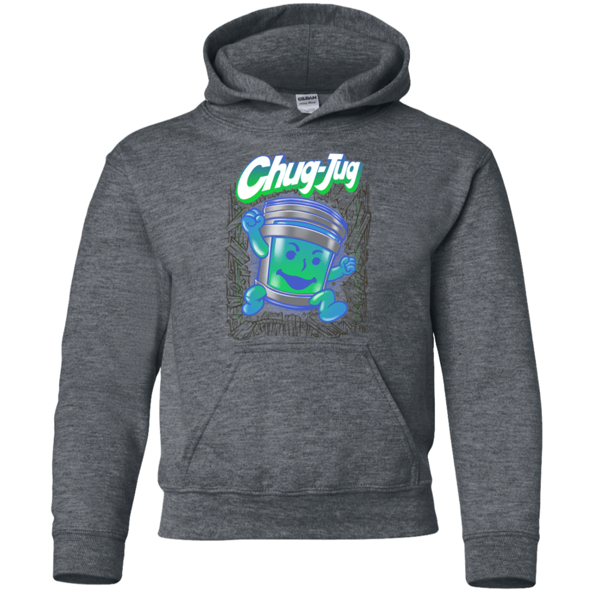 Sweatshirts Dark Heather / YS Chug-Jug Youth Hoodie