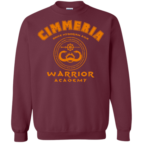 Sweatshirts Maroon / Small Cimmeria Warrior Academy Crewneck Sweatshirt