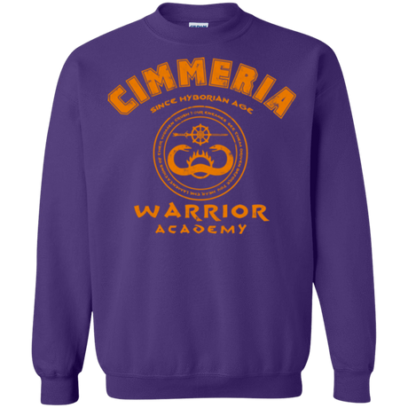 Sweatshirts Purple / Small Cimmeria Warrior Academy Crewneck Sweatshirt