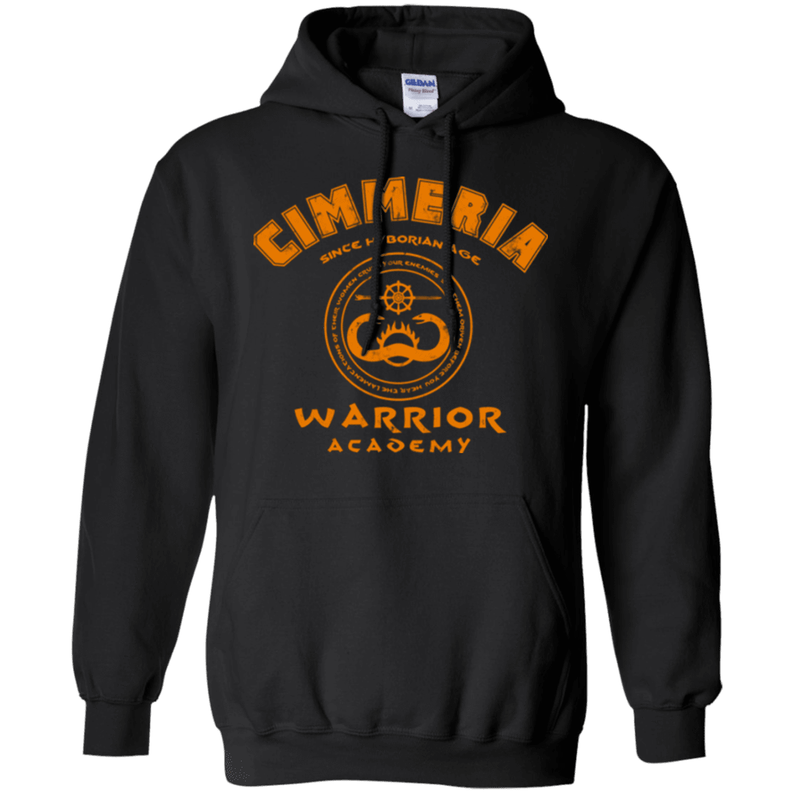 Sweatshirts Black / Small Cimmeria Warrior Academy Pullover Hoodie