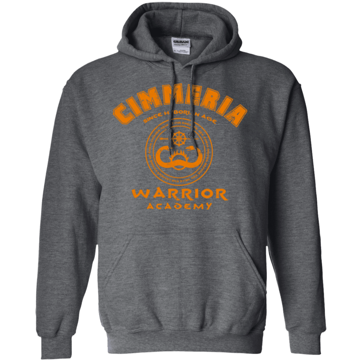 Sweatshirts Dark Heather / Small Cimmeria Warrior Academy Pullover Hoodie