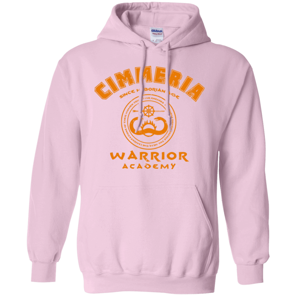 Sweatshirts Light Pink / Small Cimmeria Warrior Academy Pullover Hoodie