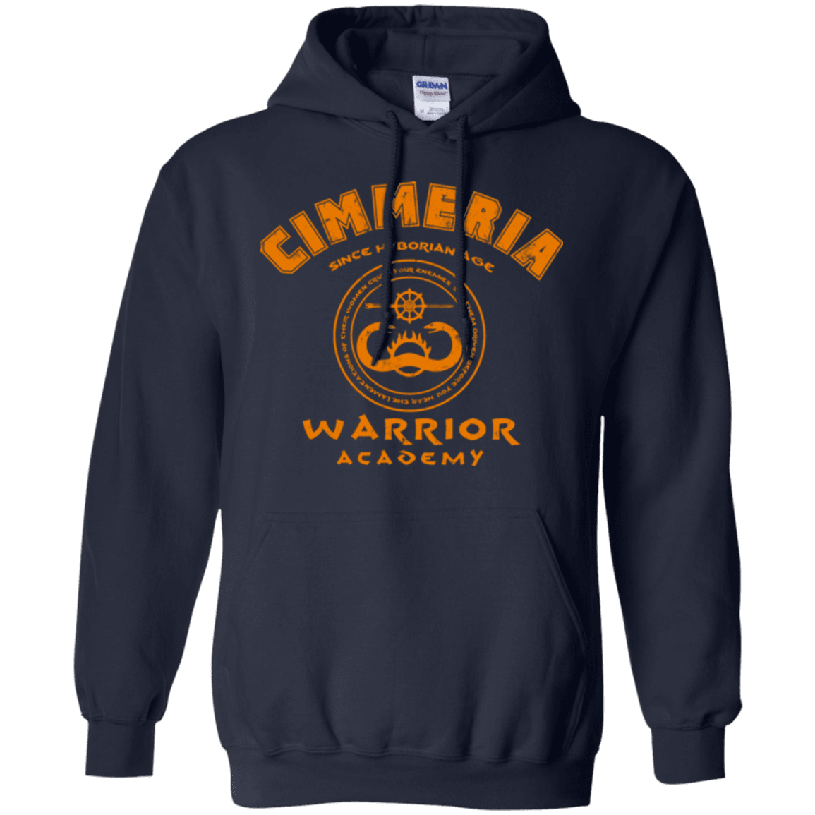 Sweatshirts Navy / Small Cimmeria Warrior Academy Pullover Hoodie