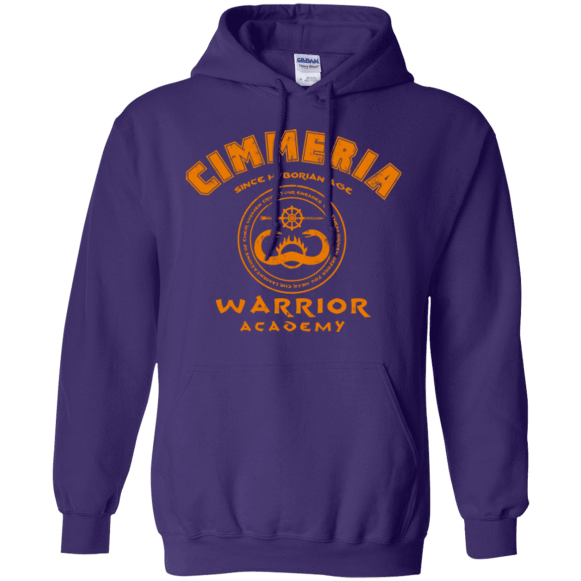 Sweatshirts Purple / Small Cimmeria Warrior Academy Pullover Hoodie